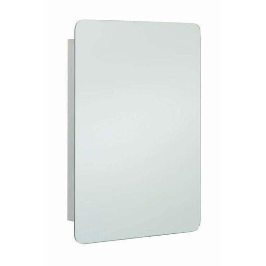 RAK Ceramics Uno Stainless Steel Single Cabinet With Mirrored Door - 12SL366A - Envy Bathrooms Ltd