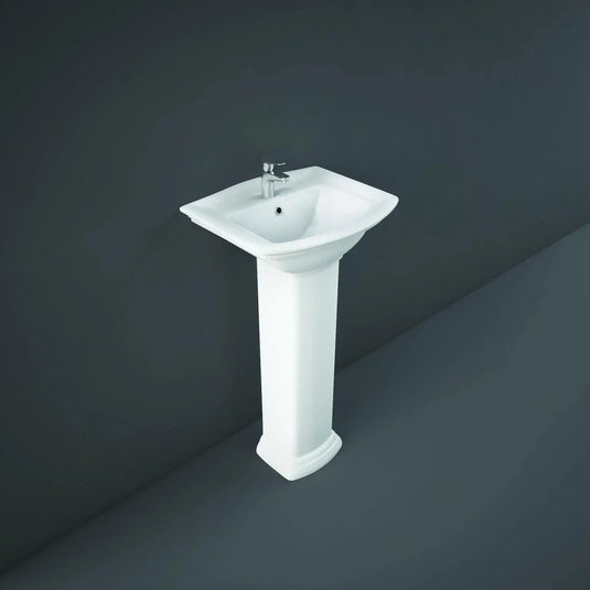 RAK Ceramics Washington 46cm Basin 1 Tap Hole - WT0701AWHA - Envy Bathrooms Ltd