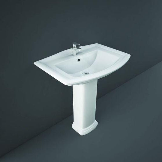 RAK Ceramics Washington 76cm Basin 1 Tap Hole - WT0401AWHA - Envy Bathrooms Ltd