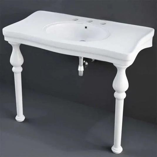 RAK Ceramics Washington Console Deluxe 105cm Basin - 3 Tap Holes - DC0401AWHA - Envy Bathrooms Ltd