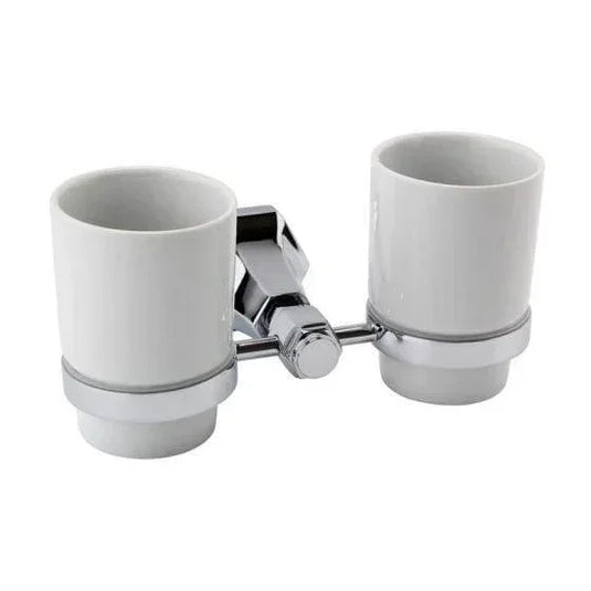 RAK Ceramics Washington Double Tumbler - Chrome - RAKWTN9904 - Envy Bathrooms Ltd