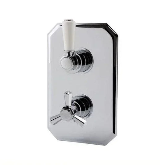 RAK Ceramics Washington Dual Outlet Thermostatic Concealed Shower Valve - Chrome - RAKWTN3202 - Envy Bathrooms Ltd