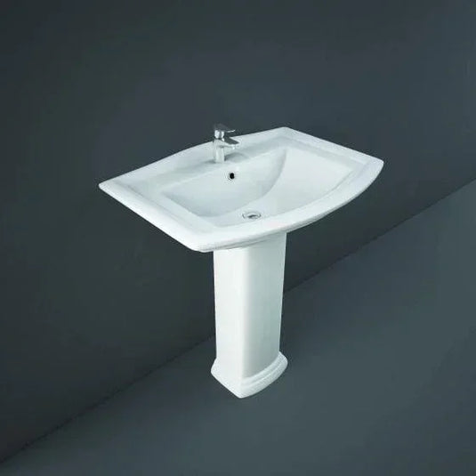 RAK Ceramics Washington Large Pedestal For 65cm & 76cm Basin - WT0102AWHA - Envy Bathrooms Ltd