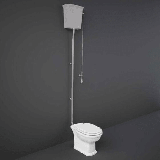 RAK Ceramics Washington Low Level & High Level Toilet Pan - Alpine White - WT21AWHA - Envy Bathrooms Ltd