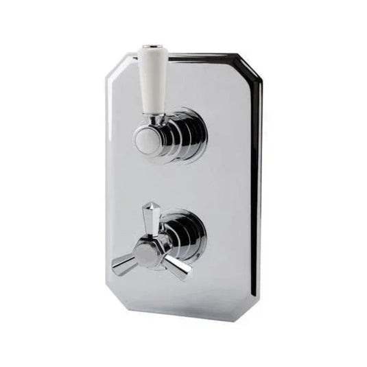 RAK Ceramics Washington Single Outlet Thermostatic Concealed Shower Valve - Chrome - RAKWTN3201 - Envy Bathrooms Ltd