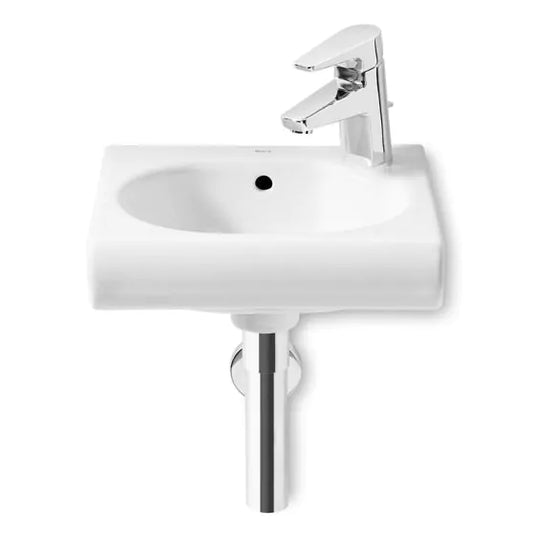 Roca Meridian-N Compact 350mm Cloakroom Basin 1 Tap Hole | A327249000 - Envy Bathrooms Ltd