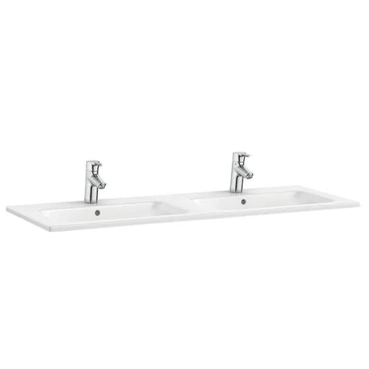 Roca The Gap 1200mm Double Basin 2 Tap Holes | A3279A0000