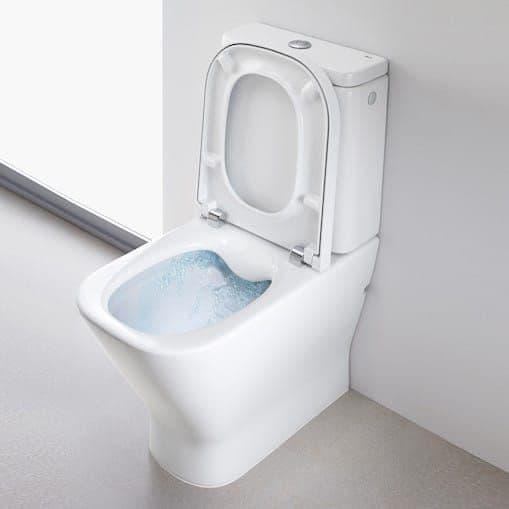 Roca The Gap Square Compact Close Coupled Rimless WC Set 342737000 - Envy Bathrooms Ltd