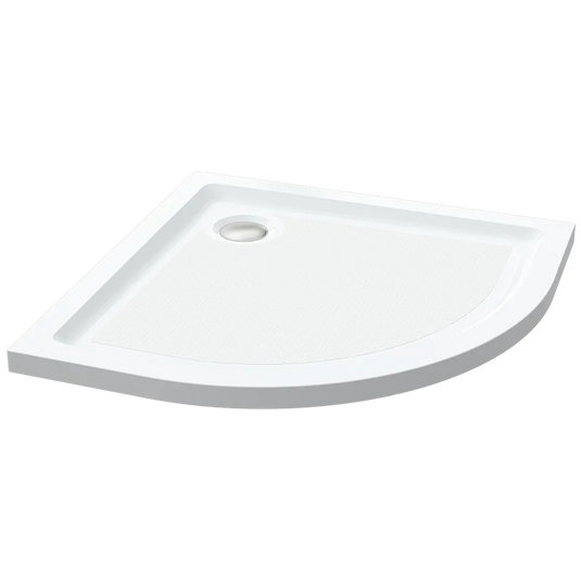 Roman 900mm Quadrant Gel Coated Anti-Slip Tray - White - RSQG90 - Envy Bathrooms Ltd