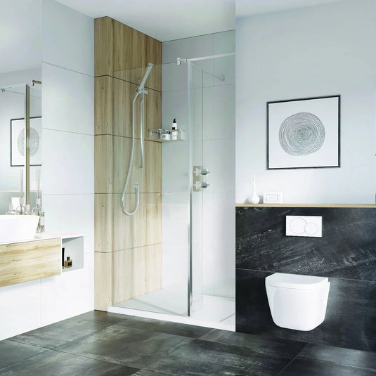 Roman Haven Select 200 Fixed Deflector (8mm) - Chrome - H8SPL2CS - Envy Bathrooms Ltd