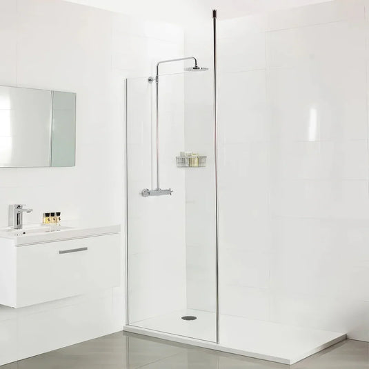 Roman Haven Select Round Floor to Ceiling Brace Kit - Polished Chrome - HF2C8KIT - Envy Bathrooms Ltd