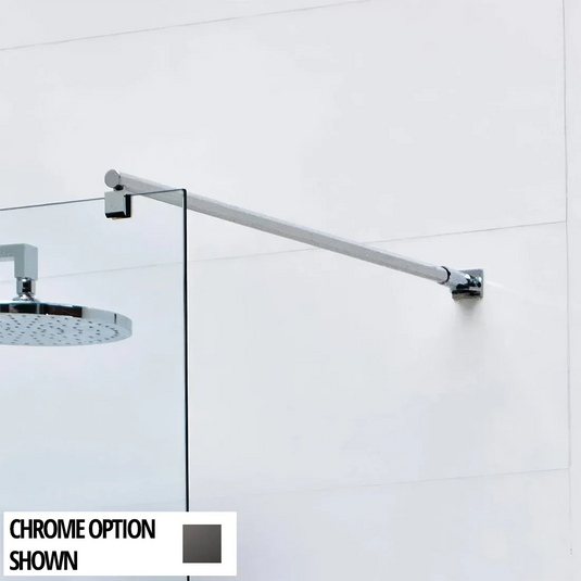 Roman Haven Select Round Low Level 90 Degree Brace Kit - Matt Black - HBBK90B - Envy Bathrooms Ltd