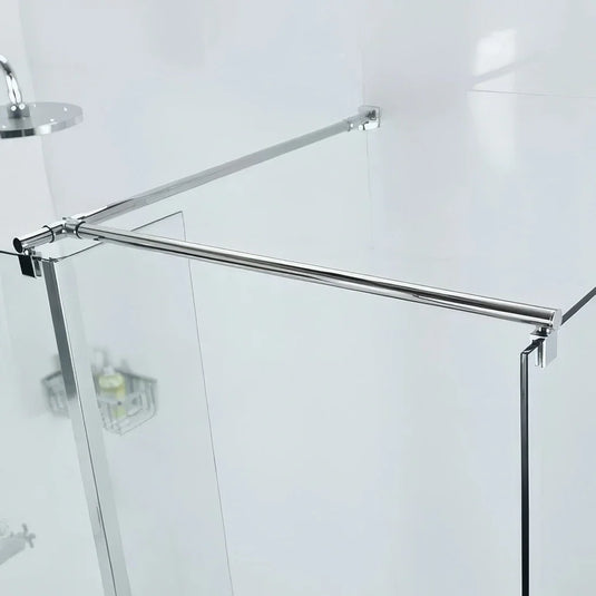Roman Haven Select Round Side Panel Brace Kit - Polished Chrome - HBBKT90 - Envy Bathrooms Ltd