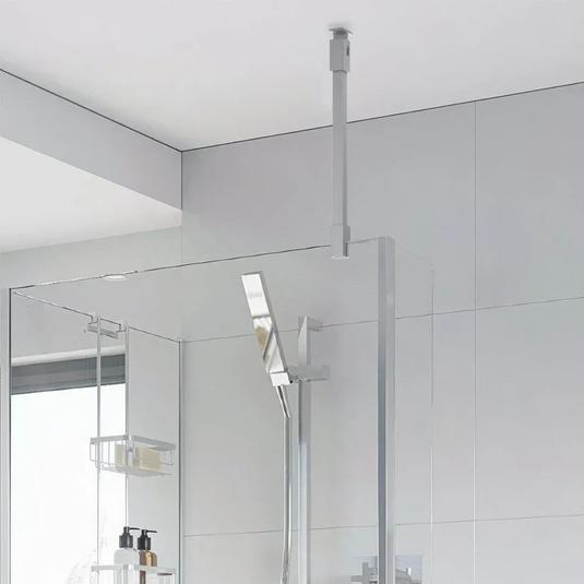 Roman Haven Select Square Low Level Ceiling Brace Kit - Polished Chrome - HBBKC50SQ - Envy Bathrooms Ltd