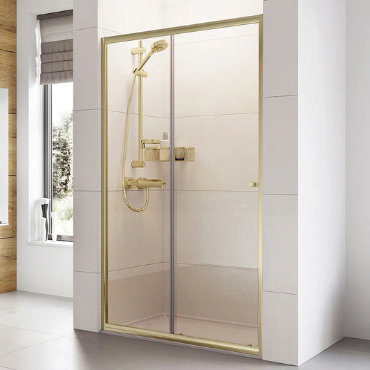 Roman Haven6 1200mm Sliding Door - Brushed Brass - H3S12CBR - Envy Bathrooms Ltd