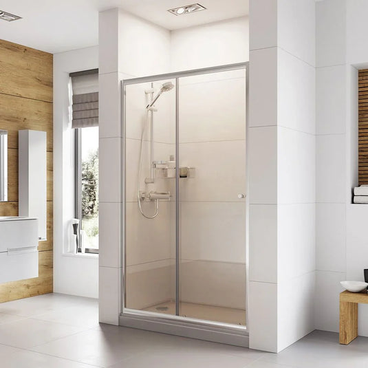 Roman Haven6 1500mm Sliding Door - Polished Chrome - H3S15CS - Envy Bathrooms Ltd