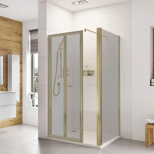 Roman Haven6 200mm Inline Panel - Brushed Brass - H3HL2CBR - Envy Bathrooms Ltd