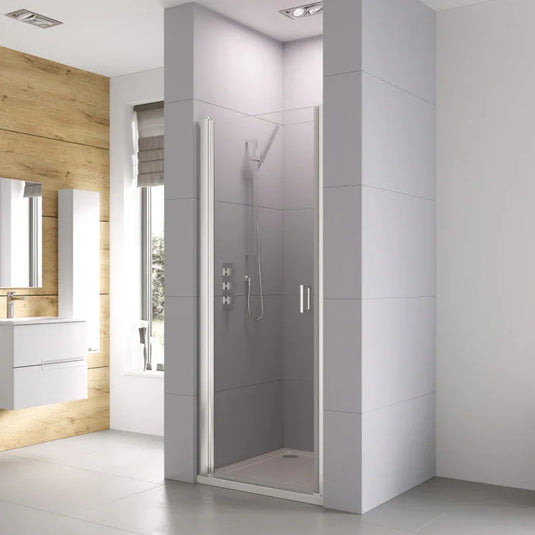 Roman Haven6 800mm Frameless Pivot Door For Alcoves - Polished Chrome - H3FP8CS - Envy Bathrooms Ltd