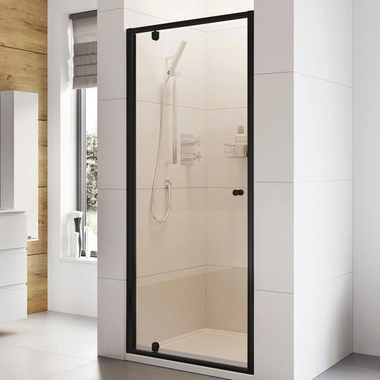 Roman Haven8 800mm Pivot Door - Black - H4P8CB - Envy Bathrooms Ltd