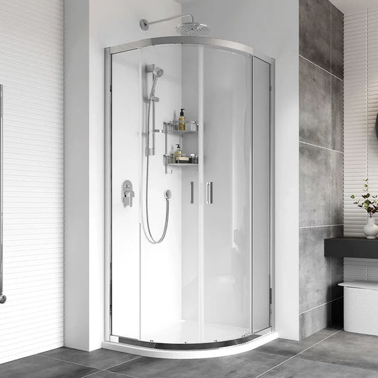 Roman Haven8 800 x 800mm Double Door Quadrant - Polished Chrome - H4Q8CS - Envy Bathrooms Ltd