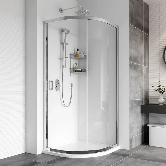 Roman Haven8 900 x 900mm Single Door Quadrant - Polished Chrome - H4SQ9CS - Envy Bathrooms Ltd