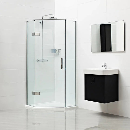 Roman Liberty Neo 1200 x 900mm Angle Enclosure (LH) - DXPDB+DXP129PAL* - Envy Bathrooms Ltd
