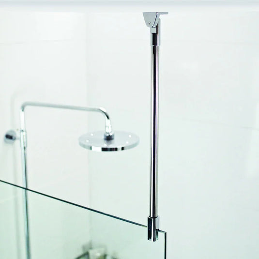 Roman Round 500mm Low Level Bracing Kit Ceiling - Polished Chrome - LBBKC50 - Envy Bathrooms Ltd