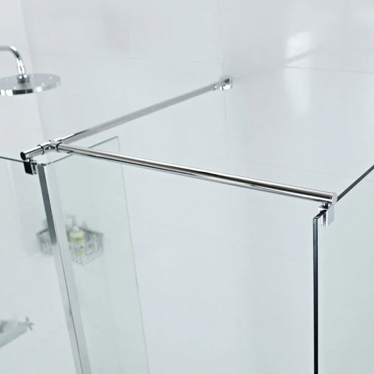 Roman Round Side Panel Brace Kit - Polished Chrome - LBBKT90 - Envy Bathrooms Ltd