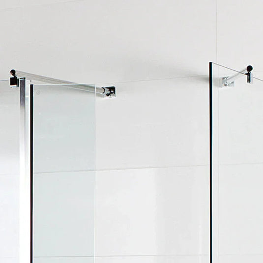Roman Round Straight+45 Degree Brace Kit - Polished Chrome - LBBK4590 - Envy Bathrooms Ltd