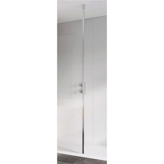 Roman Square Floor to Ceiling Brace Kit (8mm Glass) - Polished Chrome - RF2C8KITSQ - Envy Bathrooms Ltd