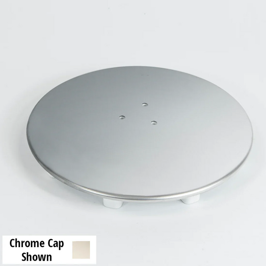 Roman Standard Tray Waste Cover Cap - Brushed Nickel - RDTWCN - Envy Bathrooms Ltd