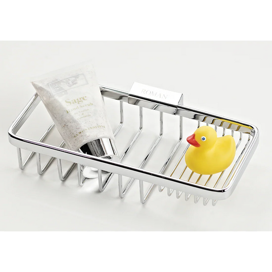Roman Stepped Soap Basket - Polished Chrome - RSB03 - Envy Bathrooms Ltd