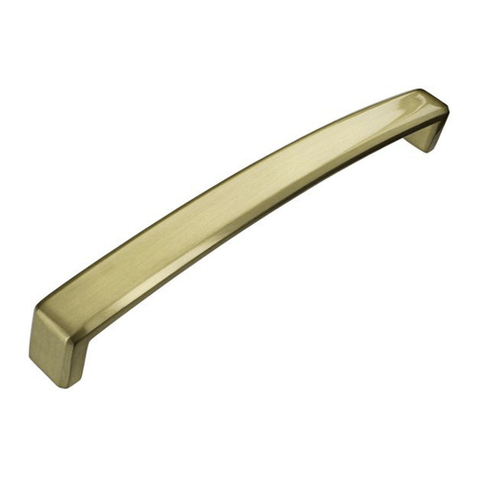 Ruby 170mm Chunky D-Shape Handle - Brushed Brass - RUBY106213 - Envy Bathrooms Ltd