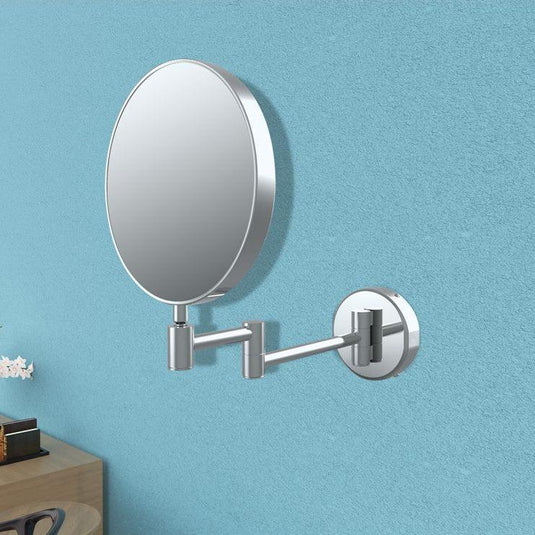 Ruby Athena Round Cosmetic Mirror - Chrome - RUBY107592 - Envy Bathrooms Ltd