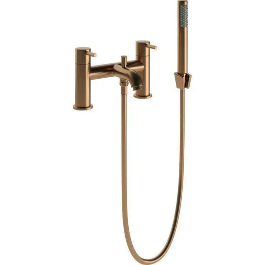Ruby Bear Bath/Shower Mixer & Bracket - Brushed Bronze - RUBY108991 - Envy Bathrooms Ltd