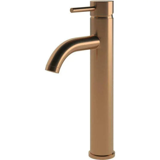 Ruby Bear Tall Basin Mixer - Brushed Bronze - RUBY108989 - Envy Bathrooms Ltd