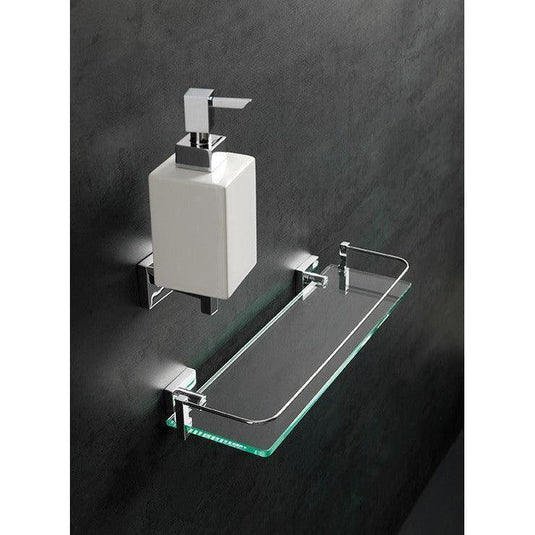 Ruby Bella 40cm Glass Shelf - RUBY101695 - Envy Bathrooms Ltd