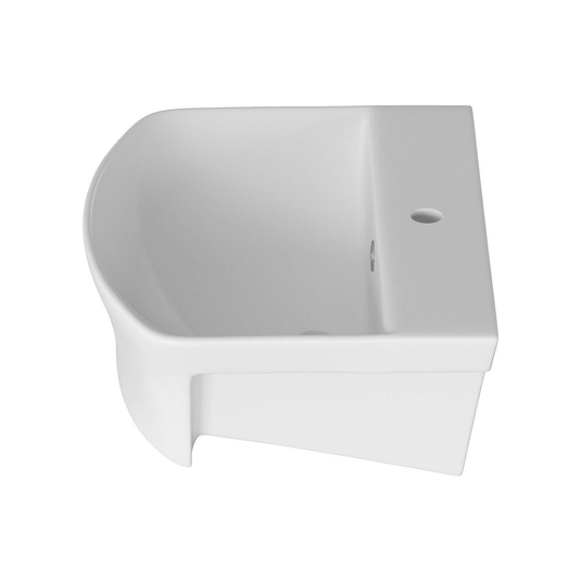 Ruby Bella 500x400mm 1TH Semi Recessed Basin - RUBY104933 - Envy Bathrooms Ltd