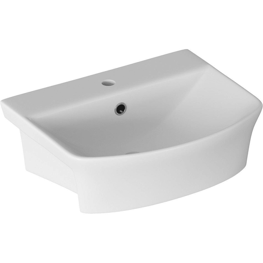 Ruby Bella 500x400mm 1TH Semi Recessed Basin - RUBY104933 - Envy Bathrooms Ltd