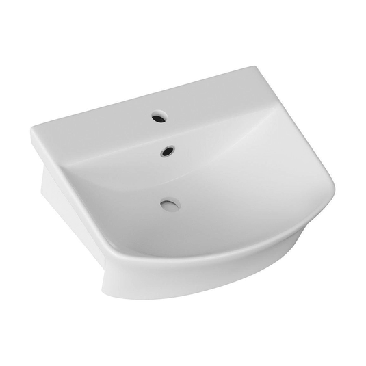 Ruby Bella 500x400mm 1TH Semi Recessed Basin - RUBY104933 - Envy Bathrooms Ltd