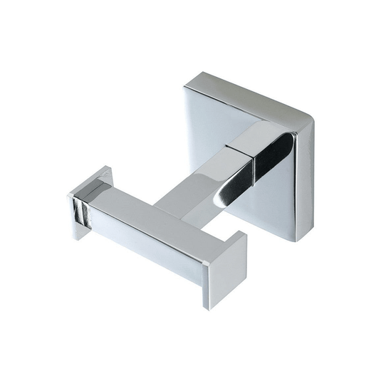 Ruby Bella Double Robe Hook - Chrome - RUBY101691 - Envy Bathrooms Ltd