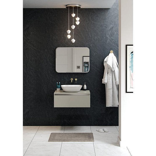 Ruby Daisy 460x320mm Resin Washbowl - RUBY100513 - Envy Bathrooms Ltd