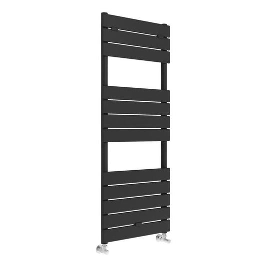 Ruby Dexter Square Ladder Radiator (500x1200mm) - Black - RUBY108551 - Envy Bathrooms Ltd