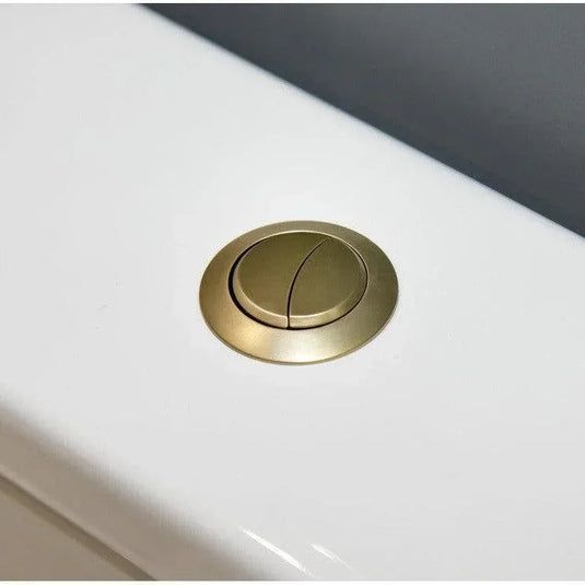 Ruby Dual Push Button Cover (Cable) - Brushed Brass - RUBY106323 - Envy Bathrooms Ltd