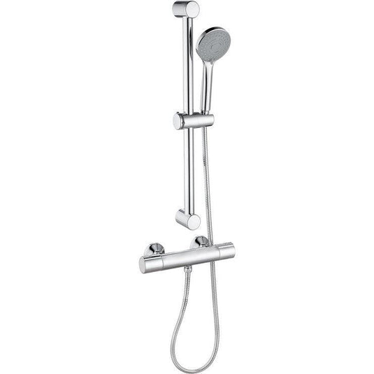Ruby Ember Cool-Touch Thermostatic Bar Mixer Shower - Chrome - RUBY105587 - Envy Bathrooms Ltd