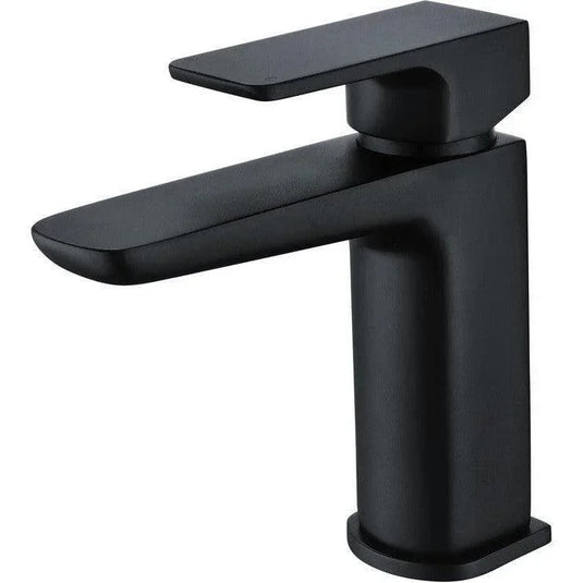 Ruby Ghost Basin Mixer & Waste - Matt Black - RUBY105795 - Envy Bathrooms Ltd