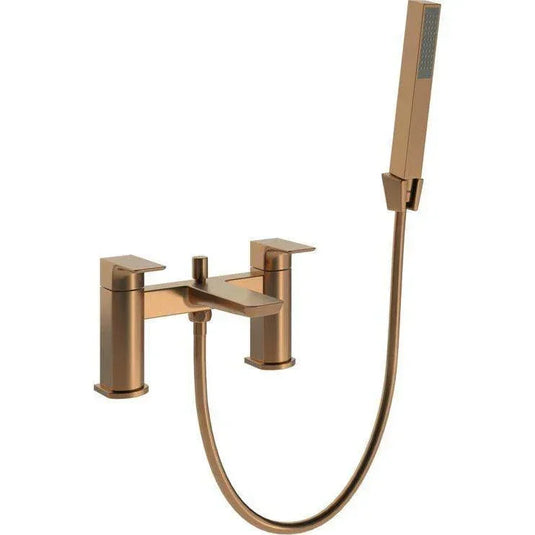 Ruby Ghost Bath/Shower Mixer - Brushed Bronze - RUBY108997 - Envy Bathrooms Ltd