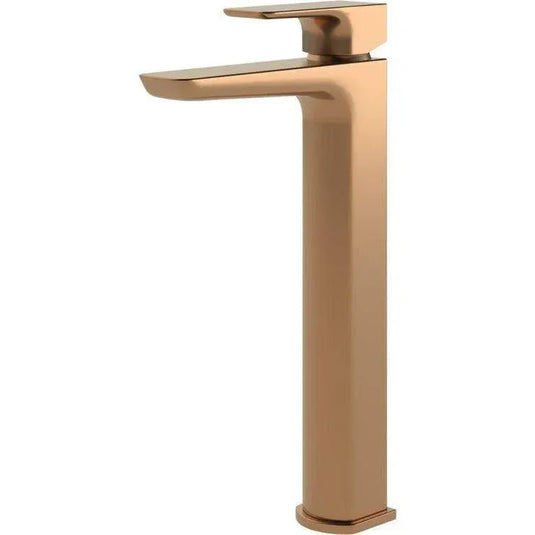 Ruby Ghost Tall Basin Mixer - Brushed Bronze - RUBY108995 - Envy Bathrooms Ltd