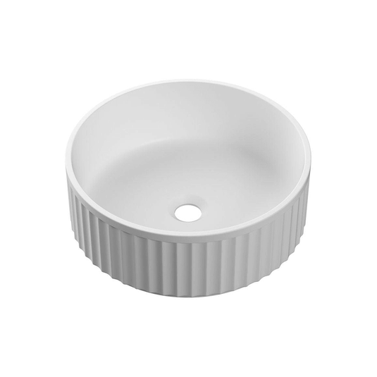 Ruby Gracie 400mm Round Washbowl - RUBY108451 - Envy Bathrooms Ltd