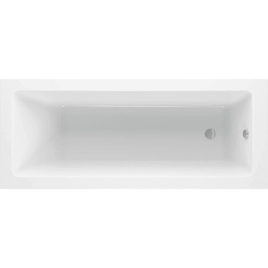 Ruby Gunner Square Single End SUPERCAST 1700x750x550mm 0TH Bath w/Legs - RUBY105626 - Envy Bathrooms Ltd